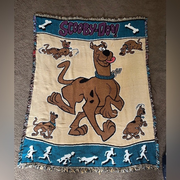 Vintage 1999 The Northwest Company x Cartoon Network Scooby Doo Throw Blanket! - Picture 2 of 9